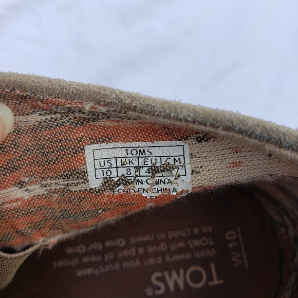 Toms Kala Desert Wedge Suede Booties Size 10 - Picture 12 of 15